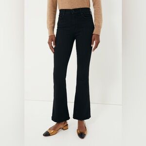 MOTHER Black Flare Jeans